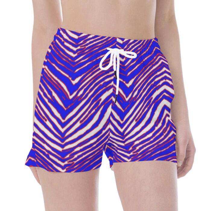Buffalo Bills Zubaz All Over Print Wide Waistband Sport Shorts - Image 2