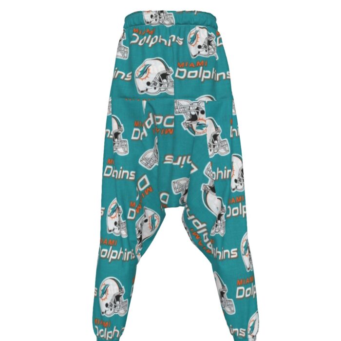 Miami Dolphins Zubaz All-Over Print Men's Loose Trousers - Image 3