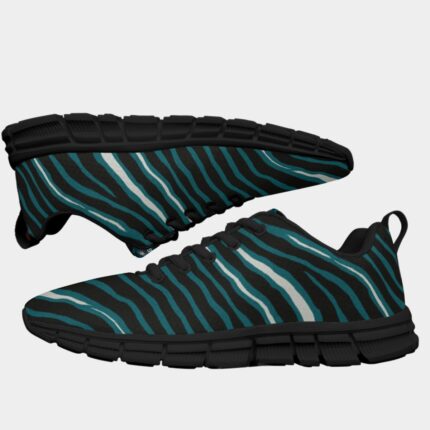 Philadelphia Eagles Zubaz All-Over Print Men's Sports Shoes With Black Sole