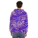Buffalo Bills Zubaz All-Over Print Men's Pullover Hoodie | Velvet - Image 3