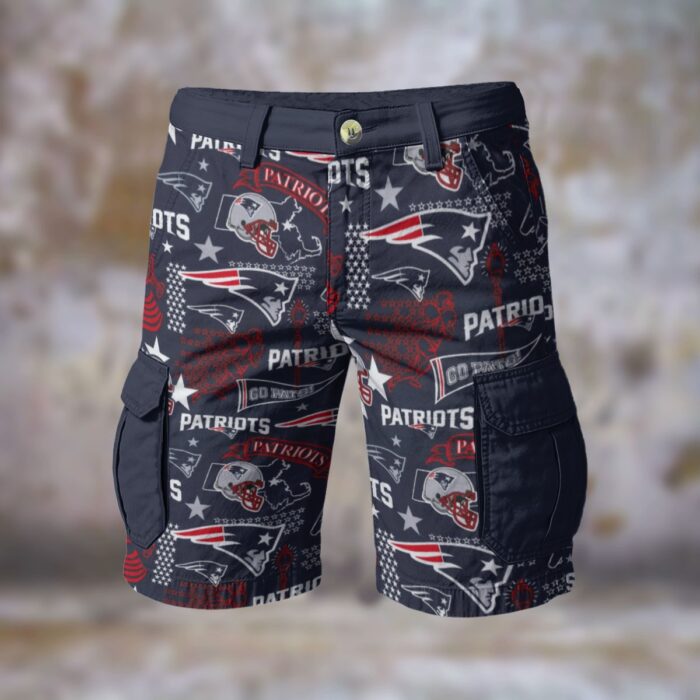 New England Patriots  Cargo Shorts - Image 3