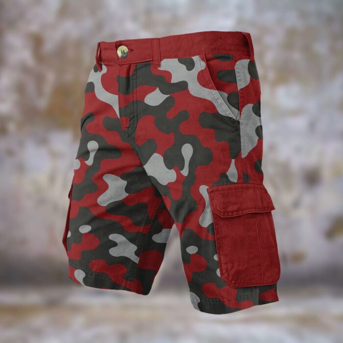 Tampa Bay Buccaneers football camo Cargo Shorts - Image 2