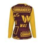 Washington Commanders Women's Oversized T-shirt | 190GSM Cotton - Image 2