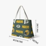Green Bay Packers Stylish PU Leather Tote Bag