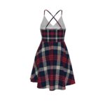 New England Patriots Zubaz All-Over Print Women‘s Cross Cami Dress - Image 3