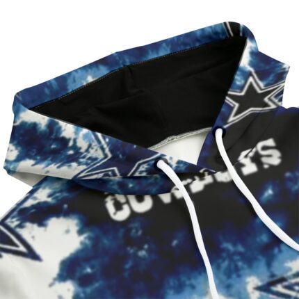 Dallas Cowboys Zubaz All-Over Print Women's Pullover Hoodie | Interlock