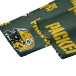 Green Bay Packers All-Over Print Unisex Straight Casual Pants | 245GSM Cotton - Image 2