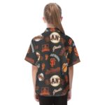 San Francisco Giants Kid's Hawaiian Vacation Shirt - Image 4