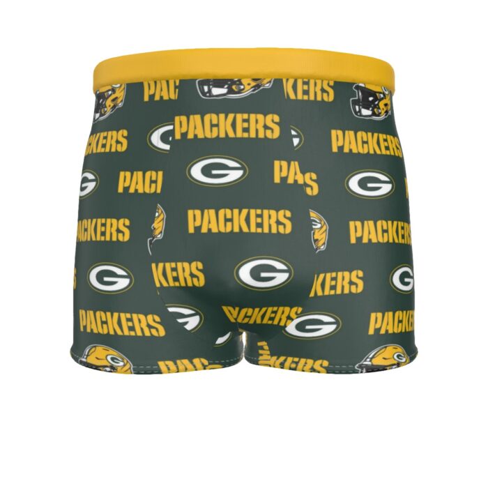 Green Bay Packers All-Over Print Men's Boxer Briefs - Image 4