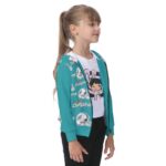 Miami Dolphins Zubaz All-Over Print Kid's Zip-up Hoodie With Patch Pocket - Image 2