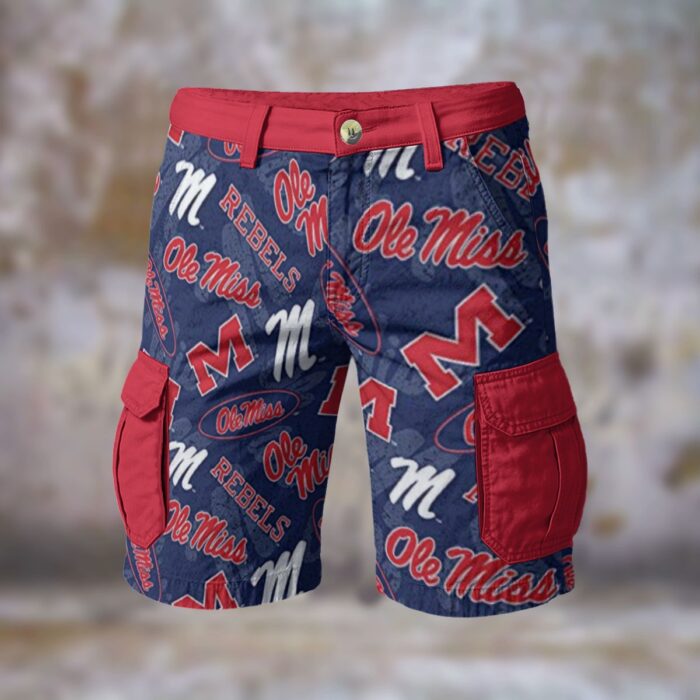 Mississippi Ole Miss Rebels Cargo Shorts - Image 3