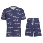 New England Patriots Zubaz All-Over Print Children's Sports T-Shirt Set