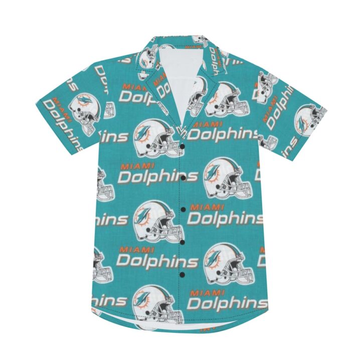 Miami Dolphins Zubaz All-Over Print Men's Deep V-neck Short Sleeve T-shirt - Image 6