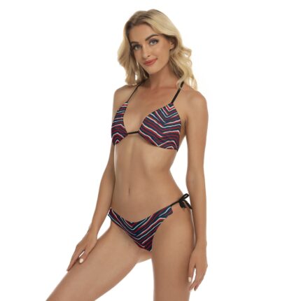 New England Patriots All-Over Print Women's Sling Bikini Swimsuit