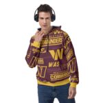 Washington Commanders Raglan Pullover Hoodie