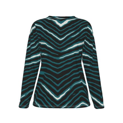 Philadelphia Eagles Zubaz All-Over Print Women's Oversized T-shirt | 190GSM Cotton