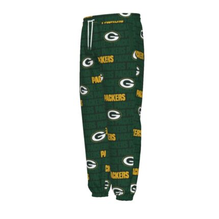 Green Bay Packers All-Over Print Unisex Textured Casual Pants