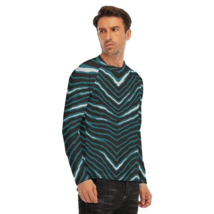 Philadelphia Eagles Zubaz All-Over Print Men's Long Sleeve Tight surf clothing