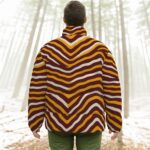 Washington Commanders zubaz Unisex Stand-up Collar Down Jacket - Image 3
