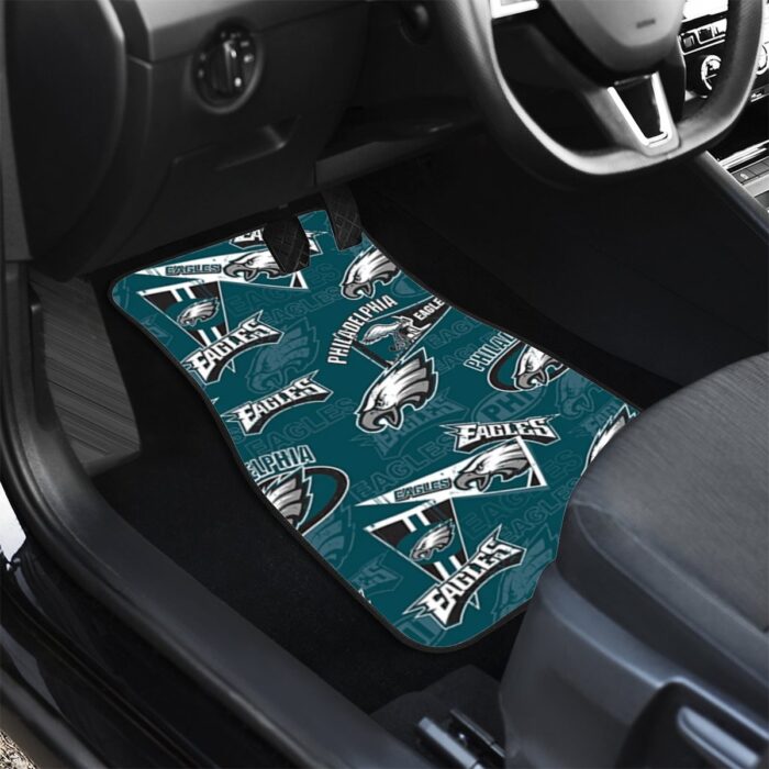 Philadelphia Eagles Zubaz Front row car mats (2pcs) - Image 2