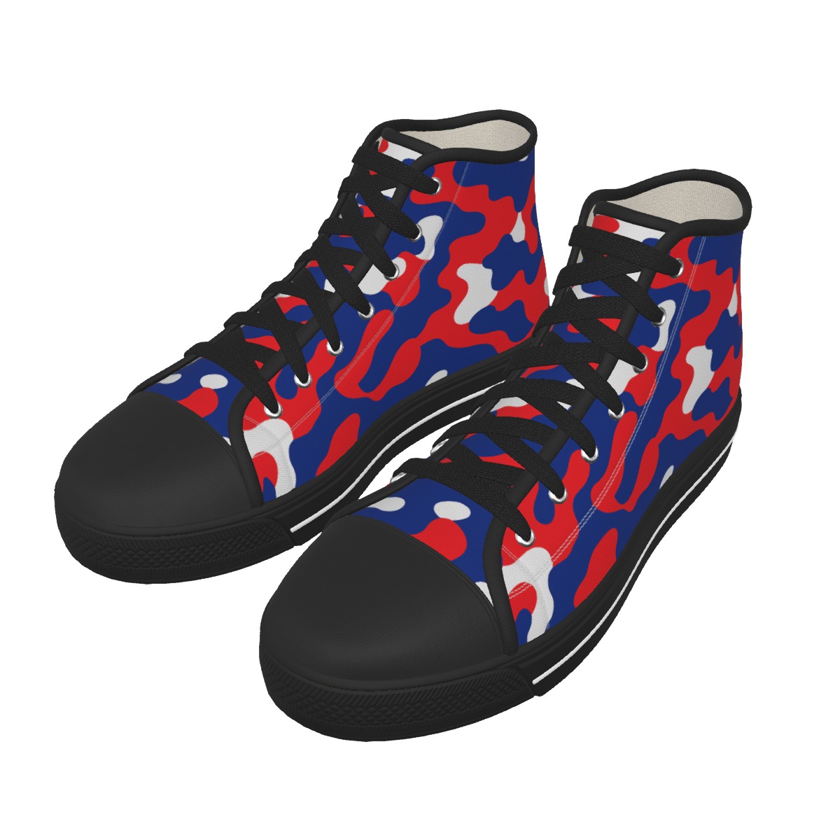 Buffalo Bills Zubaz Men's Black Sole Canvas Shoes