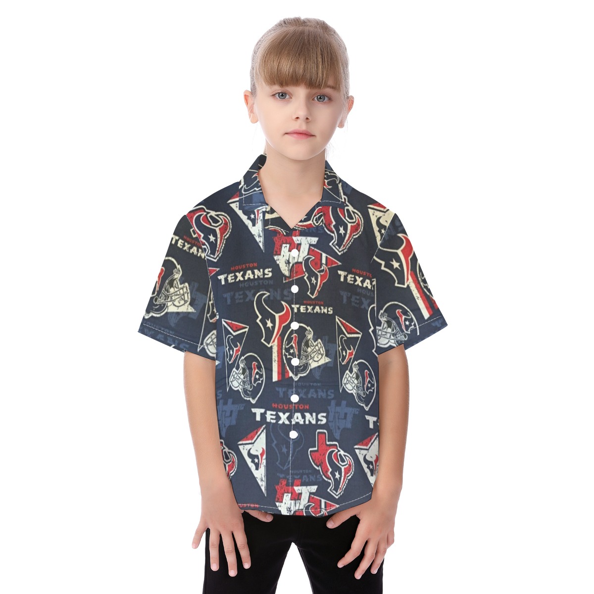 Houston Texans Kid's Hawaiian Vacation Shirt