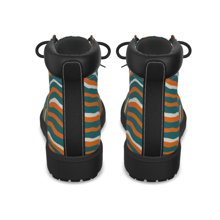 Miami Dolphins Zubaz All-Over Print Men's Short Boots - Image 6