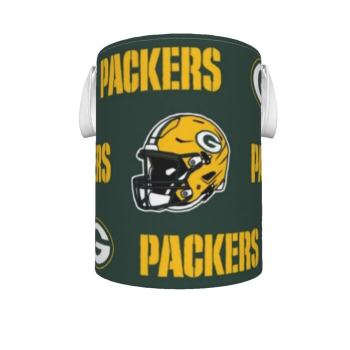 Green Bay Packers All-Over Print Foldable Laundry Basket - Image 2