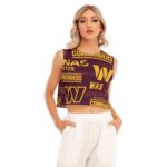 Washington Commanders Women's Sleeveless Cropped Top