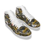 Pittsburgh Steelers Zubaz Women's Synthetic Leather Stitching Shoes - Image 4