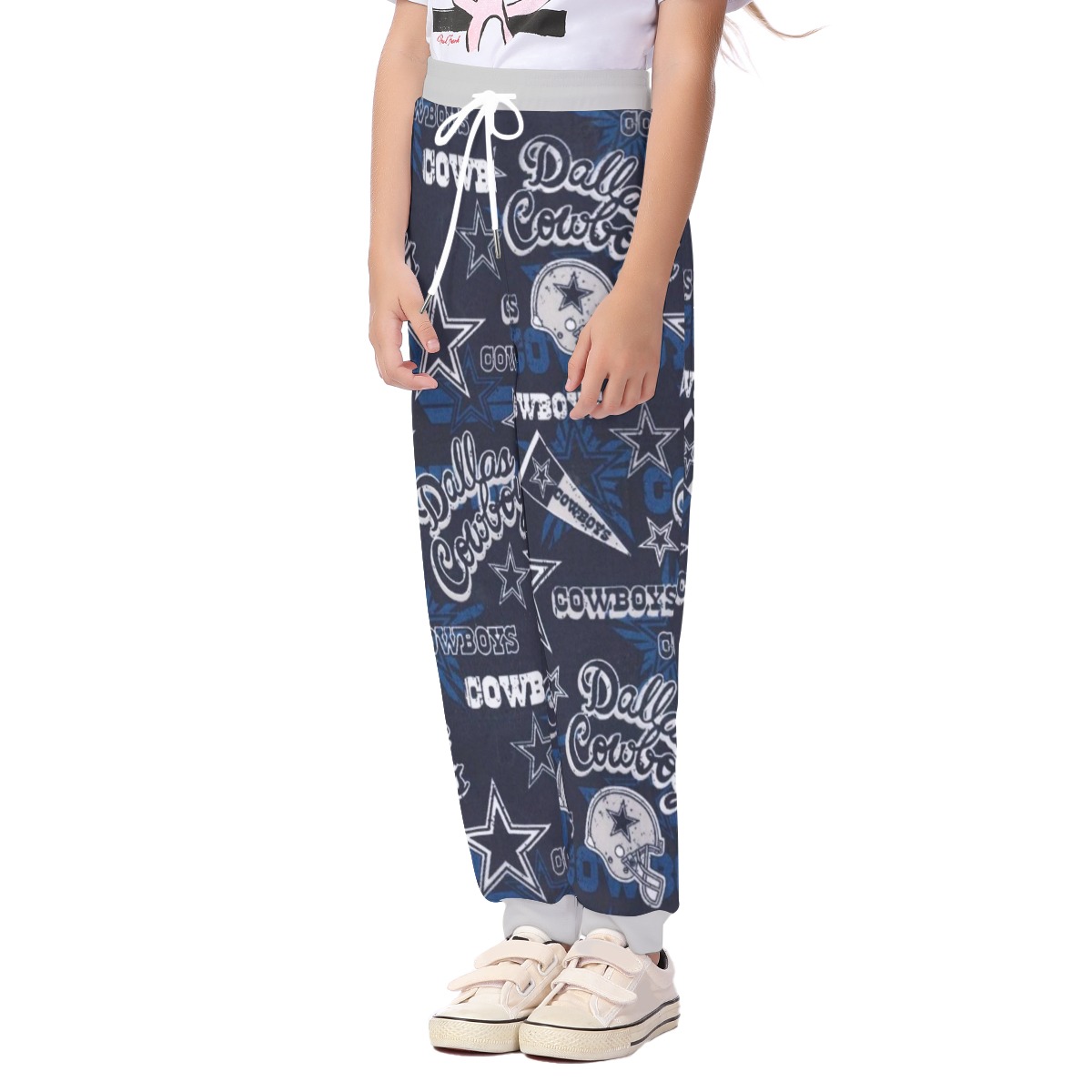 Dallas Cowboys Zubaz All-Over Print Kid's Casual Pants - Image 3