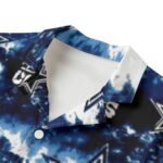 Dallas Cowboys Zubaz All-Over Print Kid's Hawaiian Vacation Shirt | 115GSM Cotton poplin - Image 2