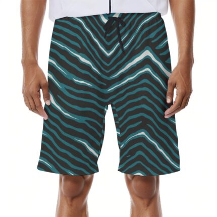 Philadelphia Eagles Zubaz All-Over Print Men's Beach Shorts