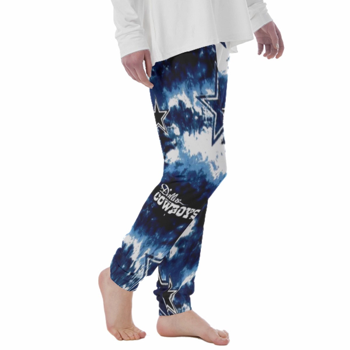 Dallas Cowboys Zubaz All-Over Print Women's Pajama Pants|180GSM - Image 2