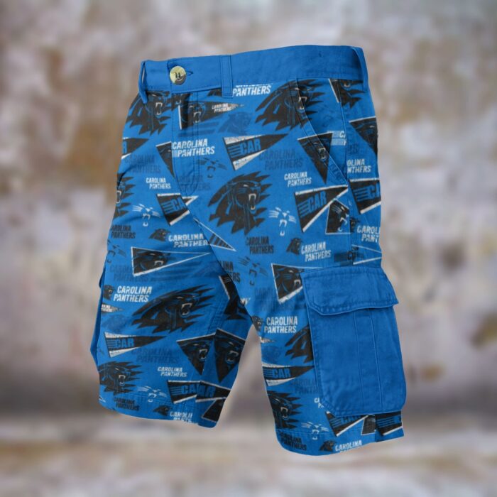 Carolina Panthers Cargo Shorts - Image 2