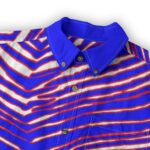 Buffalo Bills Zubaz All-Over Print Men's Casual Lapel Long Sleeve Shirt|125GSM Cotton - Image 4