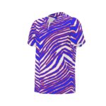 Buffalo Bills Zubaz All-Over Print  Men's African Dashiki Shirt - Image 4