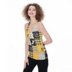 Pittsburgh Steelers Zubaz All-Over Print Women's Racerback Tank Top - Image 3