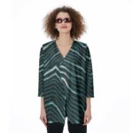 Philadelphia Eagles Zubaz All-Over Print Women's Cardigan| JERSEY - Image 4