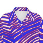 Buffalo Bills Zubaz All-Over Print Teenage Polo Collar Jersey |210GSM - Image 8
