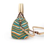 Miami Dolphins Zubaz Classic Barrel-Shaped PU Leather Handbag - Image 11