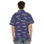 New England Patriots All-Over Print Man's Short Sleeves Shirt - Image 2