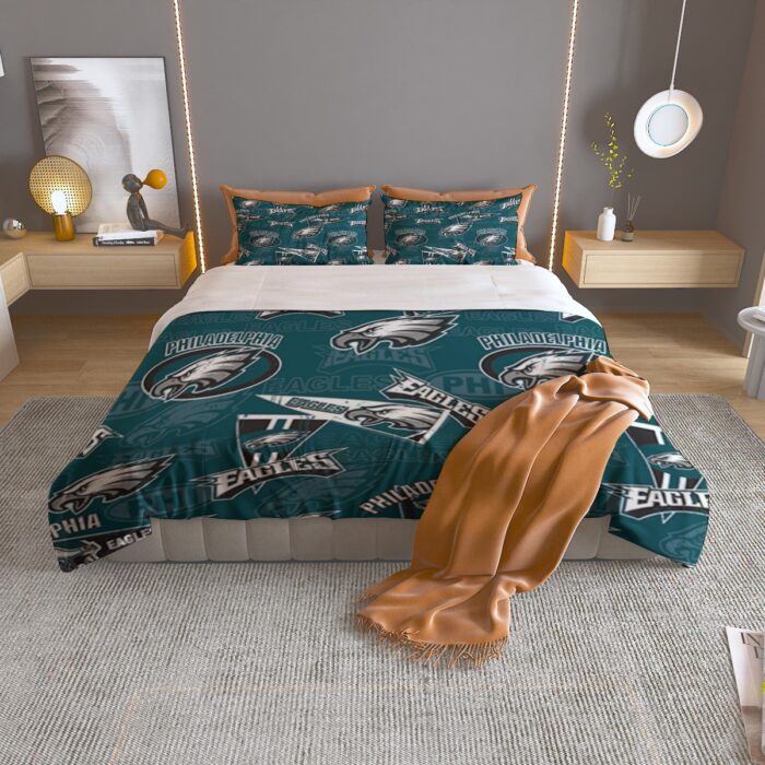 Philadelphia Eagles Zubaz Bedding Set | 125（gsm） - Image 2