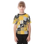 Pittsburgh Steelers Zubaz All-Over Print Kid's Raglan Sleeve T-shirt - Image 4