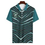 Philadelphia Eagles Zubaz All-Over Print Men's Polo Shirt | 160GSM Waffle