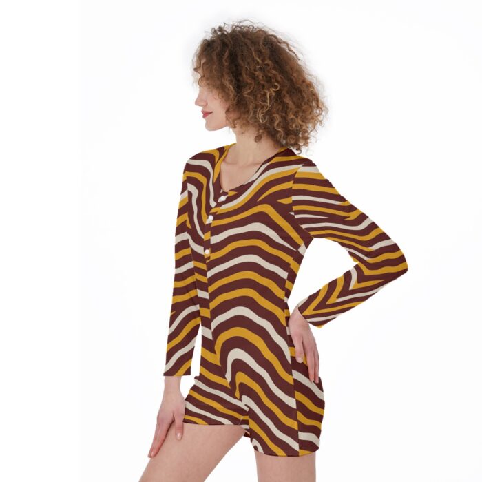 Washington Commanders Zubaz One-Piece Women's Pajamas - Image 2