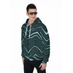 Philadelphia Eagles Zubaz All-Over Print Men's Heavy Fleece Zip Up Hoodie - Image 3