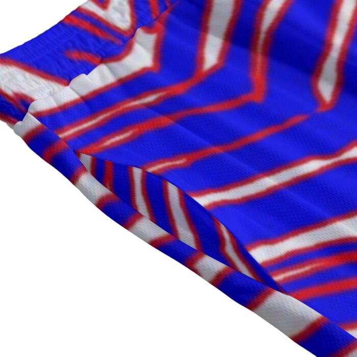 Buffalo Bills Zubaz All-Over Print Men's Mesh Shorts - Image 4
