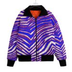 Buffalo Bills Zubaz All-Over Print Unisex Knitted Fleece Lapel Outwear - Image 4
