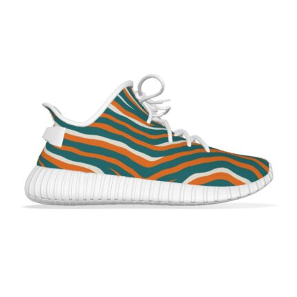 Miami Dolphins Zubaz All-Over Print Men's Coconut Shoes